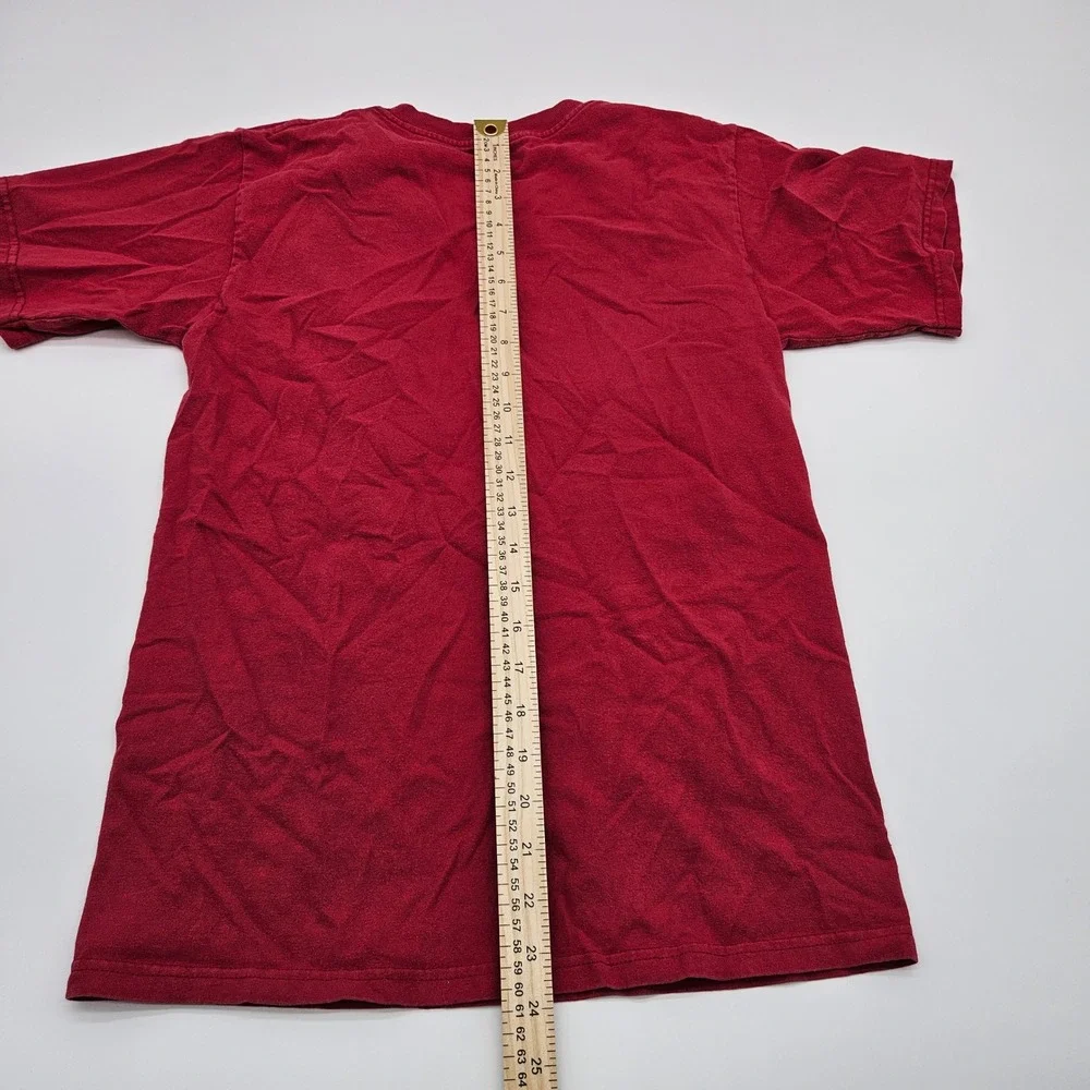 Disney Pixar Finding Dory Just Keep Swimming Graphic T Shirt Red‎ Size S - Picture 4 of 6